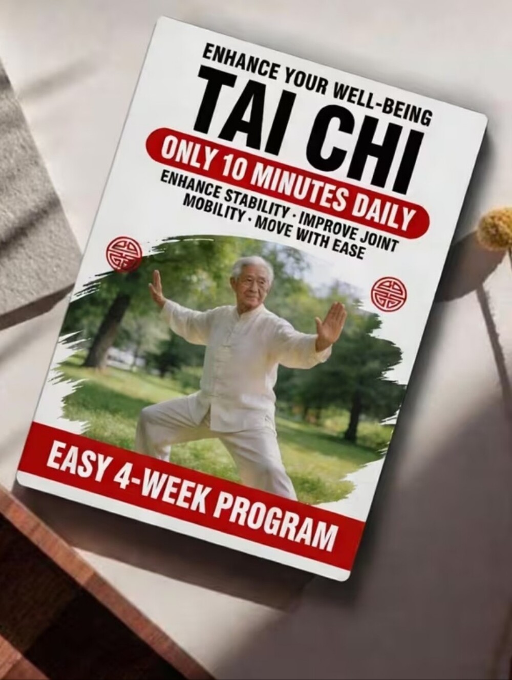 Small Size Tai Chi Program Training Book- 4 Week Program